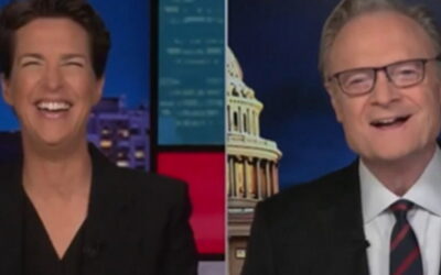 GHOULS: Rachel Maddow and Lawrence O’Donnell of MSNOW Yuk it Up Over Threat to Trump’s Life Overseas (VIDEO)