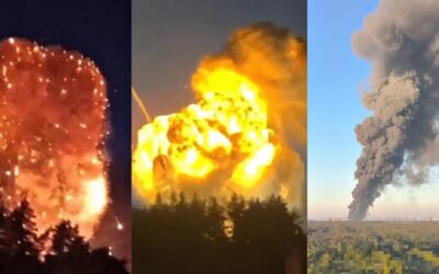 Russia Changes Tactics, Submits Kiev to Three Straight Days of Drone and Missile Strikes – Weapons and Ammo Depot in Residential Area Is Struck, Burning for Hours (VIDEOS)