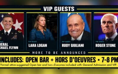 Roger Stone, Gina Loudon, Rudy Giuliani, Lara Logan, Gen. Flynn Confirmed at “American Martyrs” Premiere in West Palm on Sept. 26 – Trailer Below -PURCHASE YOUR TICKETS TODAY!