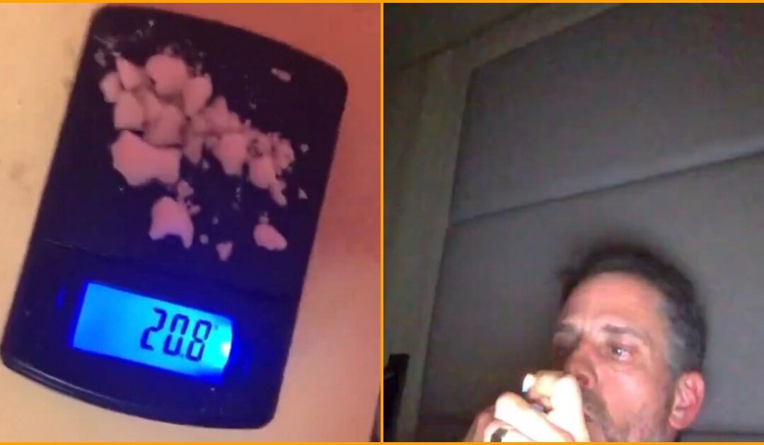 Crackhead Hunter Biden Admits He Used Burisma Cash to Fund His Drug Binges — Joe Biden ‘Showed Up’ at His DC Crack Den With a Secret Service Motorcade
