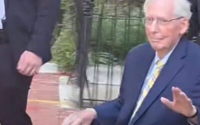 BREAKING: McConnell Announces His Return to Senate to Cast Vote as He is Wheeled Out of Home (VIDEO)