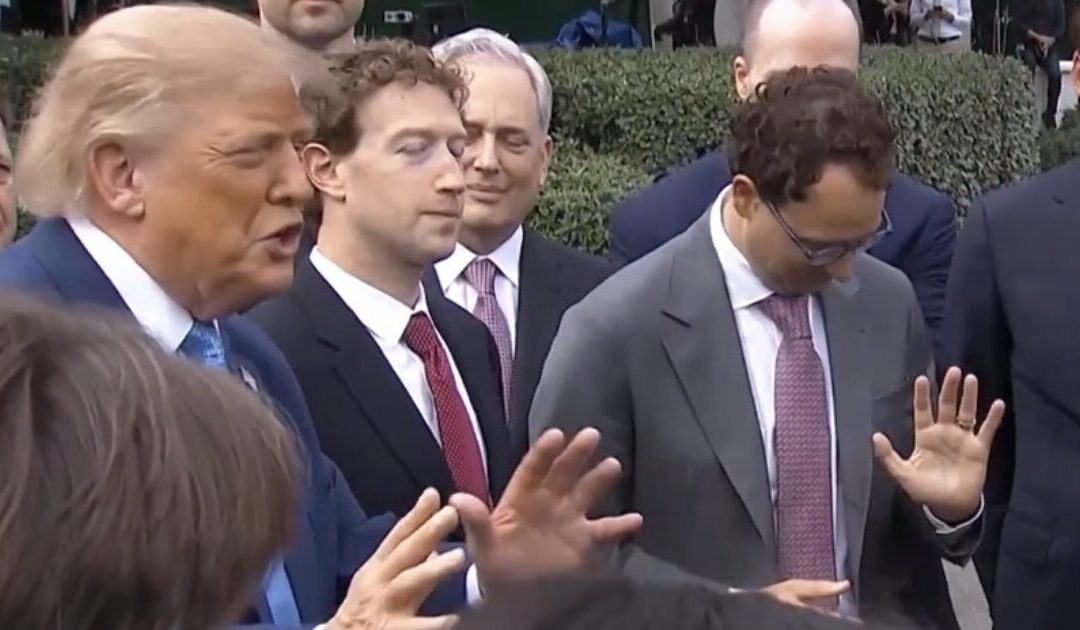 WATCH: Trump Slams CNN During Press Conference with AI Executives – “She’s Fake News, CNN, the Worst!”