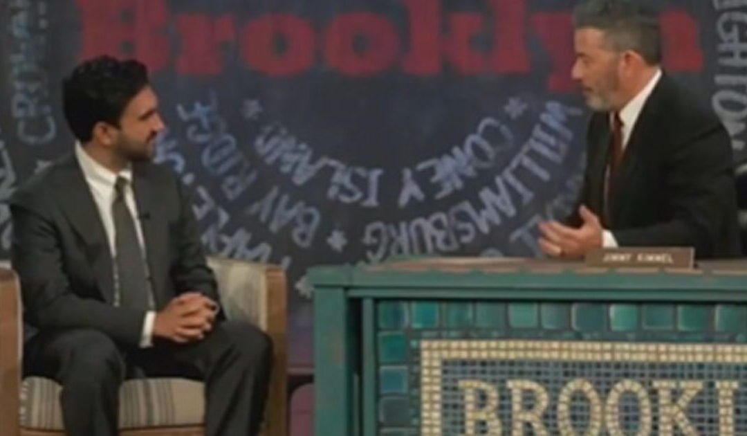 Jimmy Kimmel Slobbers All Over Zohran Mamdani in Interview (VIDEO)