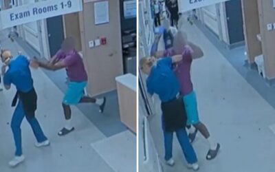 SHOCK VIDEO: Unhinged Patient Violently Assaults ER Nurse After Beating Up One of Her Colleagues – Hospital Security Nowhere to Be Found During Attack