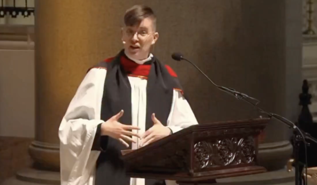 Non-Binary Episcopal Priest Declares: “God is Trans”-“I think Jesus transitioned” (Video)