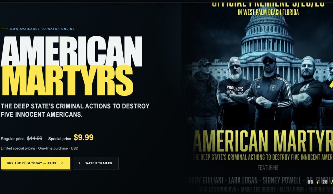 NOW AVAILABLE ONLINE: “American Martyrs” Documentary Released for Digital Viewing — Limited-Time Special Price