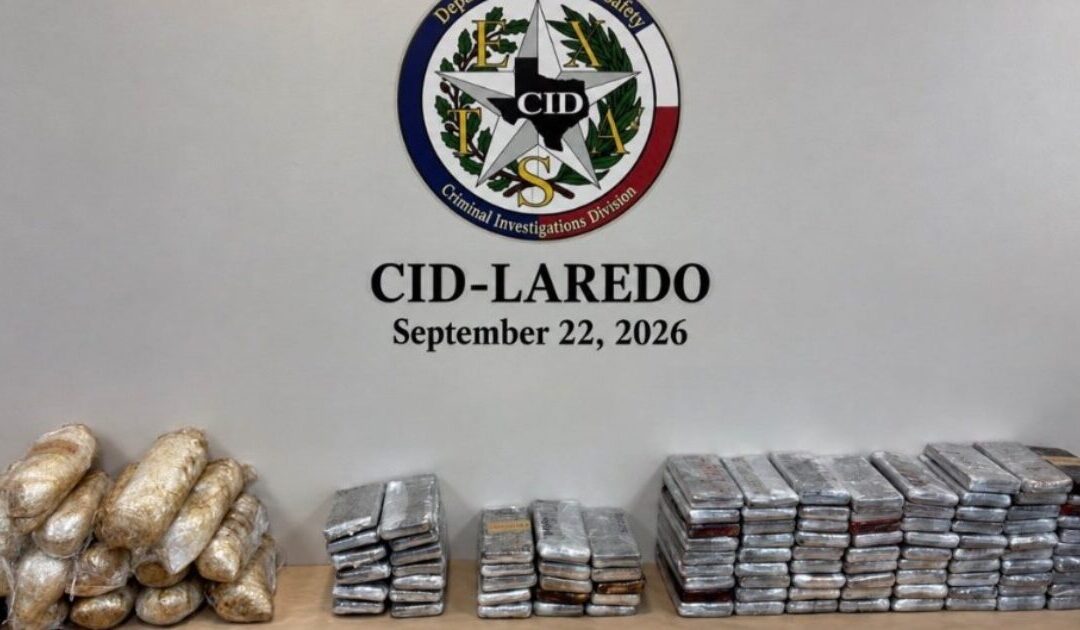 Texas DPS Seize Over 150 Pounds of Illegal Drugs at Laredo Port of Entry, Two Arrests Made