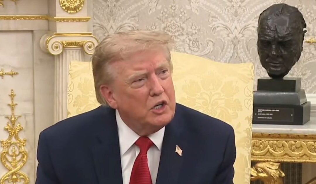 Video: Trump Can’t Hold Back After Reporter Asks If He Plans to Nuke a Militarily Defeated Iran: ‘Stupid’