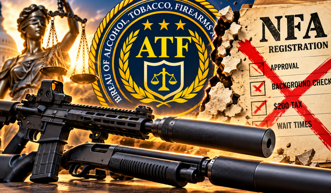 HUGE 2A Victory:  ATF Ends Registration for Suppressors and Short-Barreled Rifles For ALL Legal Purchases