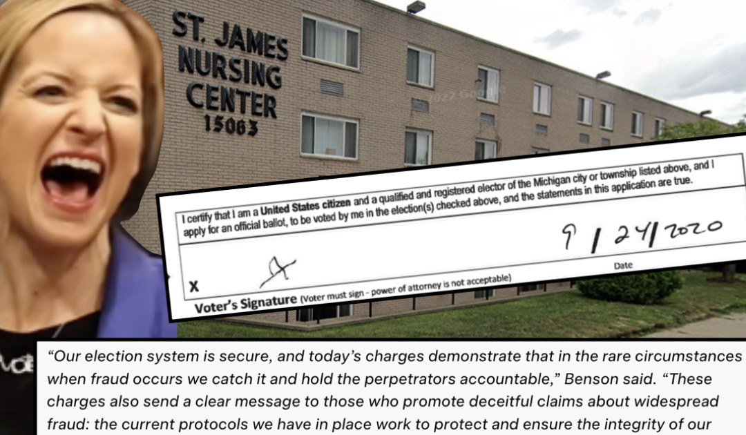 EXCLUSIVE: We Just Found MULTIPLE Detroit Voter Applications From Detroit Nursing Homes/Adult Foster Care With”X” Signatures That Were Forwarded to Professional Guardian Previously Charged With Voter Fraud Felonies