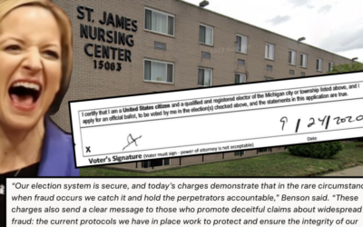 EXCLUSIVE: We Just Found MULTIPLE Detroit Voter Applications From Detroit Nursing Homes/Adult Foster Care With”X” Signatures That Were Forwarded to Professional Guardian Previously Charged With Voter Fraud Felonies