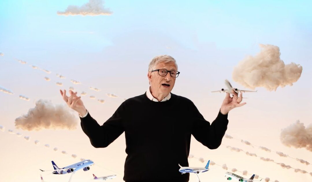 Globalist Billionaire Bill Gates Lectures Americans on Chemtrails vs. Contrails — Says Contrails Are “Just Clouds” But a Contributor to Global Warming and Wants to Eliminate Them