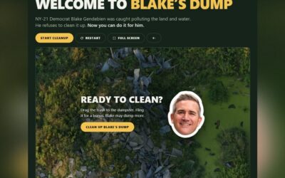 In Case You Missed It… Dems’ Pick for Stefanik’s Seat Is So Filthy He Got HIS OWN VIDEO GAME Where Players Rush to Clean Up His Illegal Dump Site Before He Can Dump More
