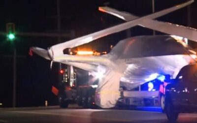 Mysterious Object Spotted in St. Louis County Was Navy’s First Carrier-Based Unmanned Object Being Transported to New Location (Video)
