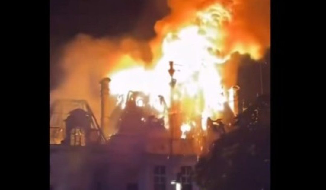 While France Burns in the Background, BBC Mocked For Coverage of  ‘Mostly Peaceful’ Riots