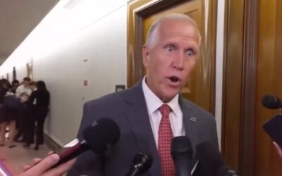 “Told You To F—k Yourself”: Outgoing RINO Thom Tillis Tells Trump Off In Profanity-Laced Texts He Is Publishing To Sell a Book