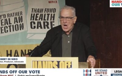 “Keep Your F*cking Hands Off Our Vote!” – Washed Up Hollywood Actor Robert De Niro Trashes Trump in Unhinged Profanity-Laced Rant (VIDEO)