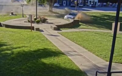 67-Year-Old Woman Arrested For Drunkenly Doing Donuts on Indiana Courthouse Lawn (VIDEO)