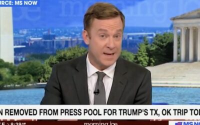 (VIDEO) CNN Replaced by Real America’s Voice on Air Force One Again – MS Now Has Lying Meltdown Threatening Boycott of Trump Coverage