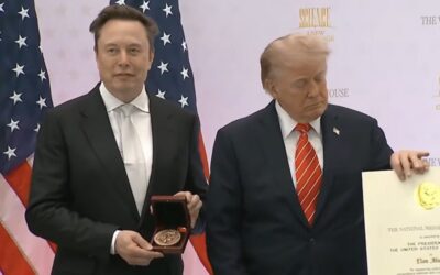 WATCH: Trump Awards Elon Musk the National Medal of Science, Calls Him a “Modern Day Thomas Edison”