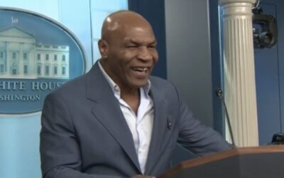 (VIDEO) Mike Tyson Speaks to Reporters in the White House Briefing Room Before Going to New York Rally with Trump, Says He Thinks “Trump is Going to Win” Midterms