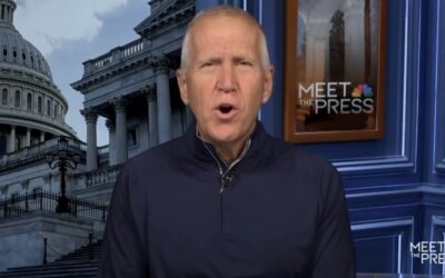 (VIDEO) RINO Thom Tillis Says Trump’s Russia Diesel Deal is Illegal – Claims it “Absolutely” Puts American Lives at Risk to Promote His Book
