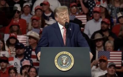 (VIDEO) Trump Trolls Protesters at Rally as Crowd Chants “USA” – “Now Mom and Dad Slap Him Around, They Say, ‘I Voted for That Man’”