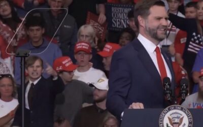 JD Vance Trolls Screaming Heckler in Man Bun During Cincinnati, Ohio Rally –  “Very Obvious That He Has Not Washed His Hair in 3 Months” (VIDEO)