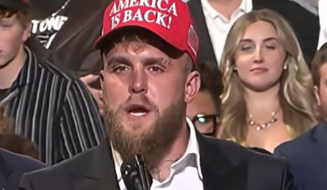 Jake Paul Speaks Out at Trump Rally: “We Face Evil… Hate Has Never Built a Country. And the Woke Socialist Movement We Face Has NEVER Built a Country” (VIDEO)