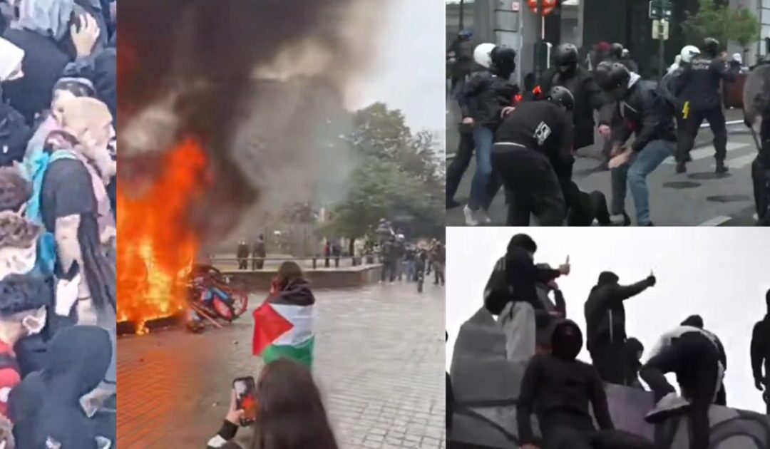 Leftist-and-Migrant Alliance Behind Belgium’s “Student” Riots