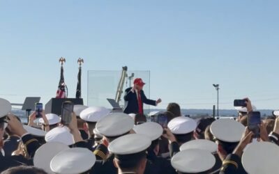 NEVER GETS OLD: President Trump Dances to Village People Hit Following Speech to Midshipmen and Sailors (VIDEO)