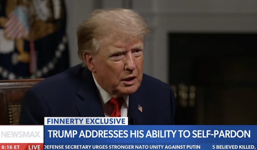 Trump Floats Sweeping Pardons for His Allies — Even Raises Possibility of Pardoning HIMSELF: “I Did Nothing Wrong… I’m Allowed to Do a Self-Pardon” (VIDEO)