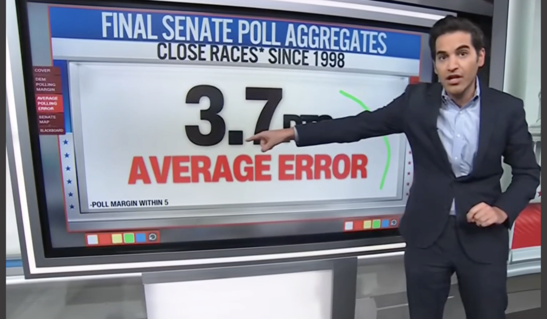 CNN’s Harry Enten: ‘Big Siren Warning for Democrats’ GOP Can Hold House and Senate  If Average Poll Error Occurs- Get Out and Vote!