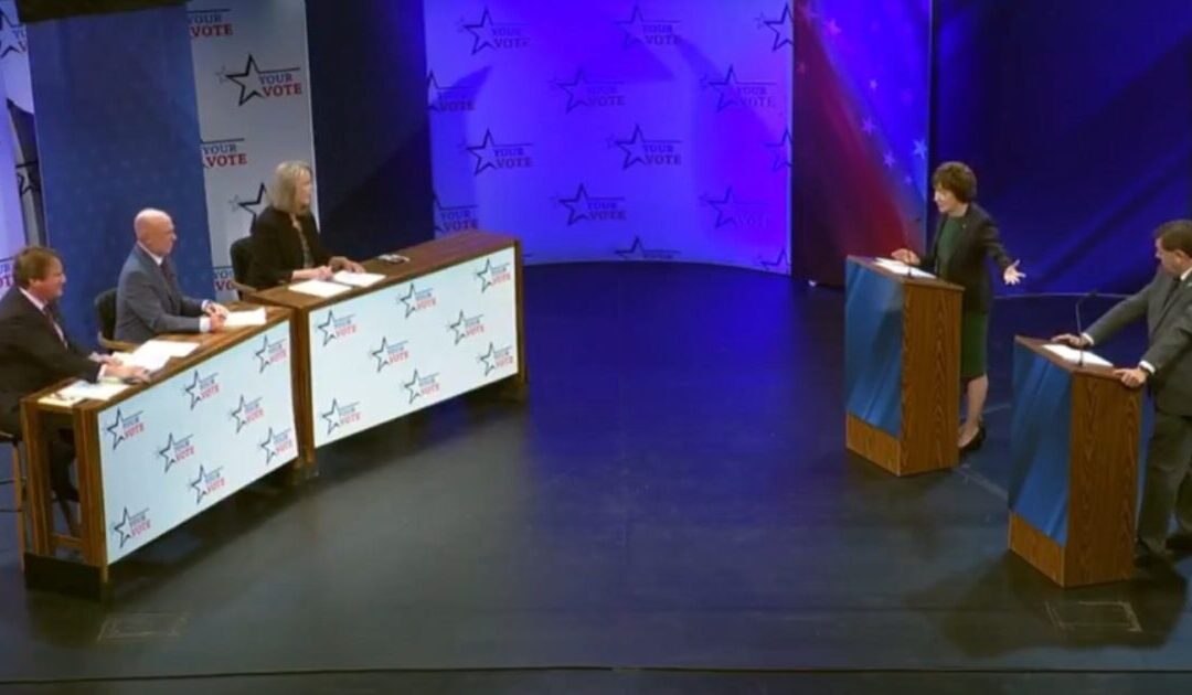Watch: Dem Nominee Troy Jackson Tells Sen. Susan Collins to ‘Shut Up’ as Heckler Causes Debate Chaos
